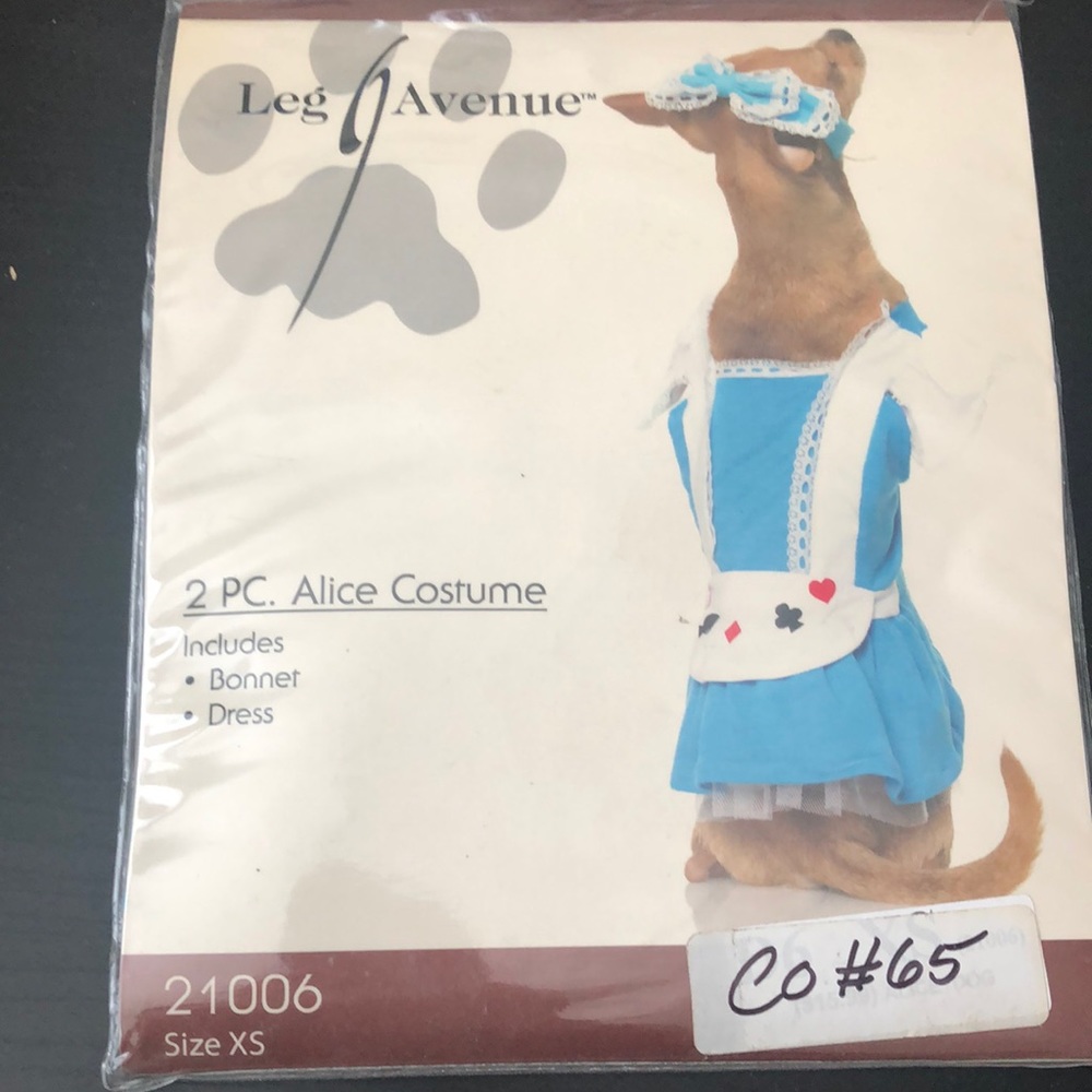 New pet dog costume Alice halloween Costume